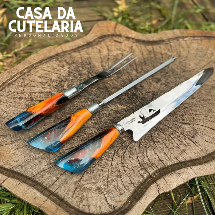 Kit Churrasqueiro Pescador - Cabo Isca