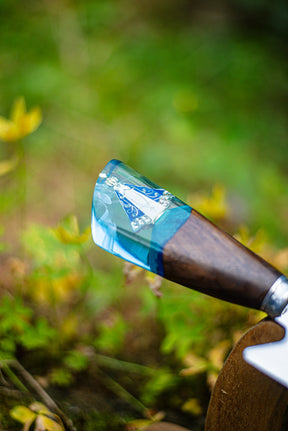 Faca Artesanal Personalizada p/ Churrasco Padroeira 10” – Edição Especial Colecionador