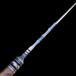 Faca Artesanal em Aço Damasco – Edição Colecionador – Padrão Aleatório – 10" Lâmina