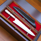 Faca Artesanal Modelo Saron - Cabo Castelhana Argentina - Ideal para Churrasco